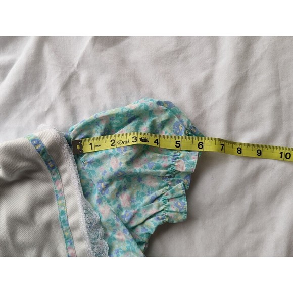 Allison Ann Girls Party Dress Size 6 Floral Puff Sleeve Garden Easter Vintage - Picture 8 of 9